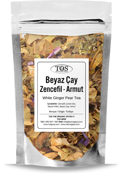 Beyaz Zencefil Armut Çayı 250 gr