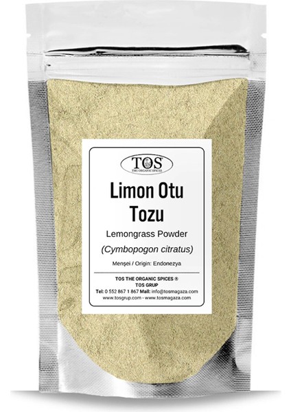 TOS The Organic Spices Limon Otu Tozu 100 gr