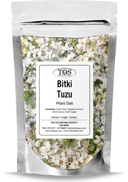 TOS The Organic Spices Bitki Tuzu 500 gr