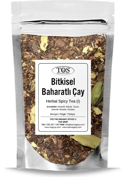 Bitkisel Baharatlı Çay (I) 100 gr (1. Kalite) Herbal Spiced Tea (I)