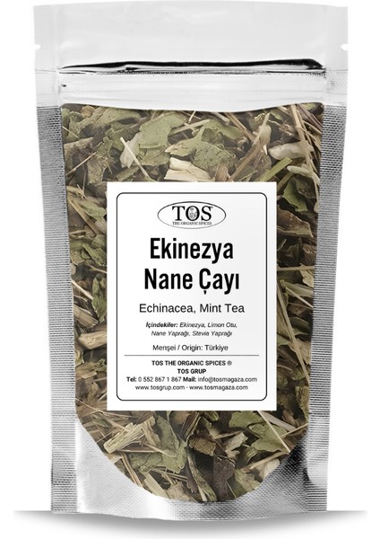 Ekinezya, Nane Çayı 100 gr (1. Kalite) Echinacea Mint Tea