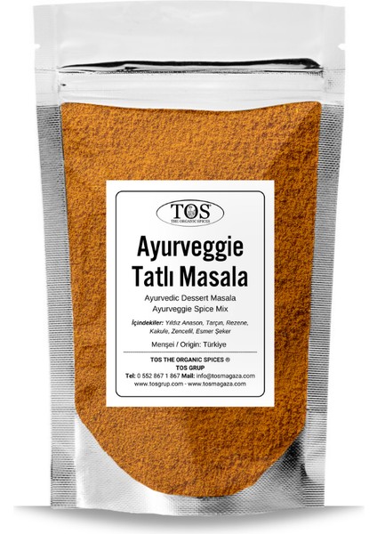 Ayurveda Tatlı Masala Ayurveggie Baharat Karışımı 100 gr