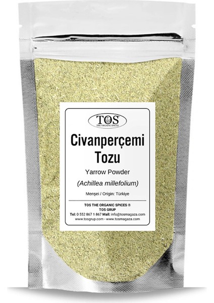 TOS The Organic Spices Civanperçemi Tozu 250 gr