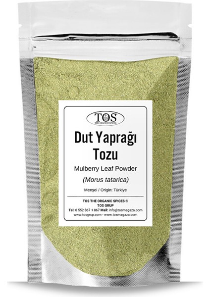 TOS The Organic Spices Dut Yaprağı Tozu 500 gr