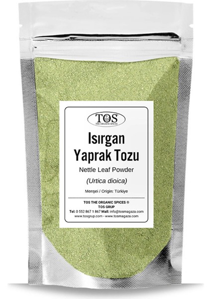 TOS The Organic Spices Isırgan Yaprağı Tozu 250 gr