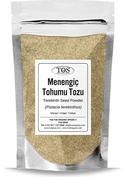 TOS The Organic Spices Menengiç Tohumu Tozu 500 gr