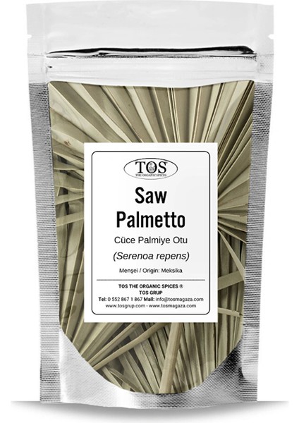 Saw Palmetto Otu 25 gr (1. Kalite) Serenoa Repens / Cüce Palmiye Otu