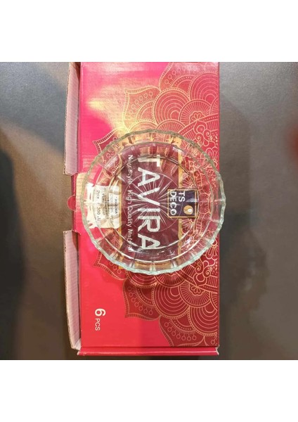 Plate 6'Lı Çerez Tabak