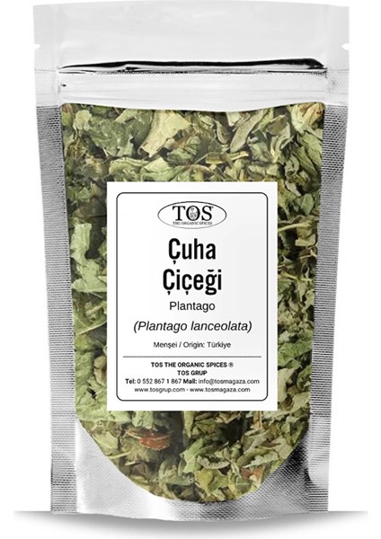 Çuha Çiçeği 100 gr (1. Kalite) Plantago Lanceolata / Plantago