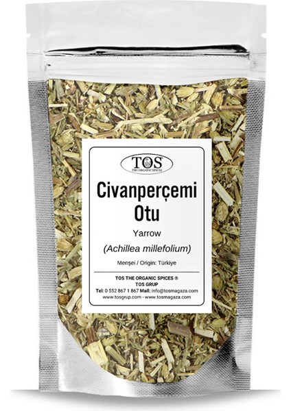 Civanperçemi 50 gr (1. Kalite) Achillea Millefolium / Yarrow