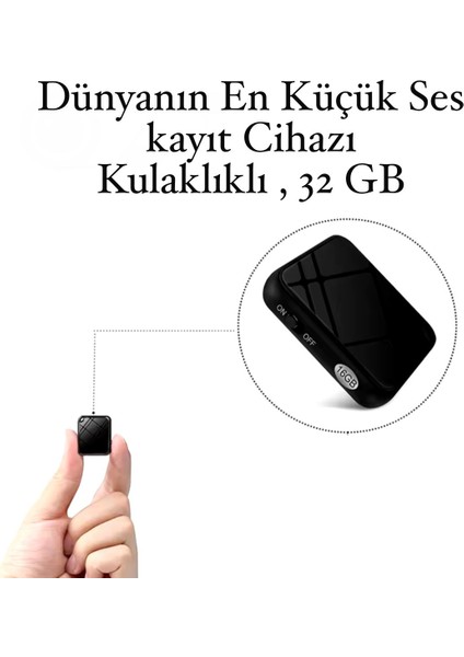 32 gb Ses Kayıt Cihazı