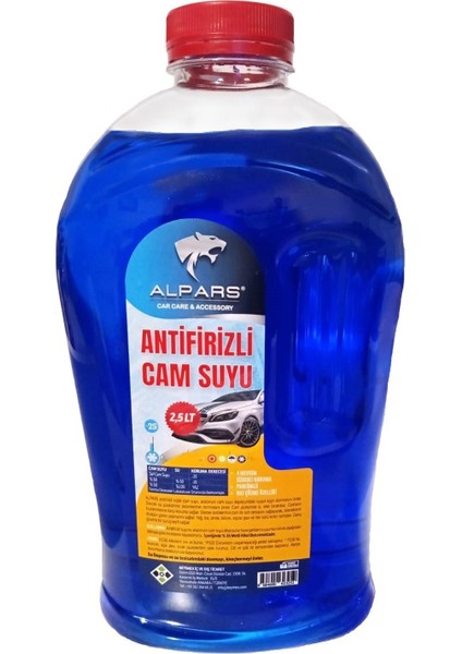 Oto Cam Suyu 2,5 Lt Antifrizli Cam Suyu - 25 Derece