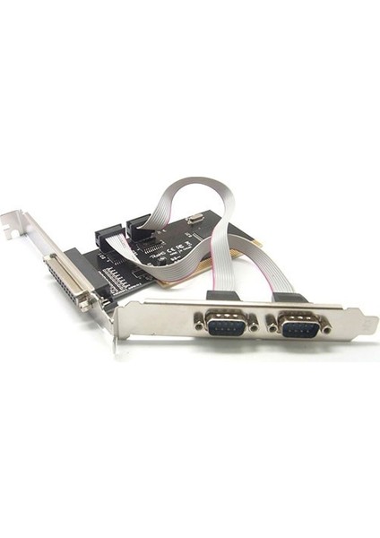 PCI LPT paralel port db25 + RS232 db9 dual seri com port