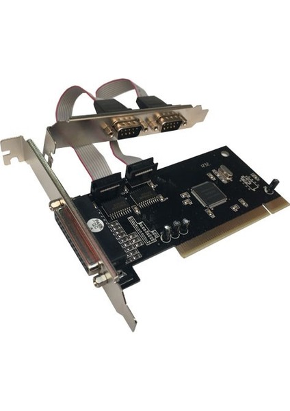 PCI LPT paralel port db25 + RS232 db9 dual seri com port