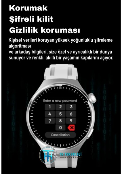 TH Teknoloji Market Gs Watch 4 Pro Akıllı Saat