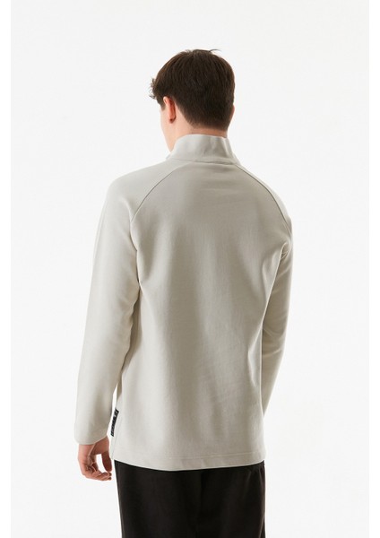 Basic Yarım Fermuarlı Dik Yaka Sweatshirt indirimleri