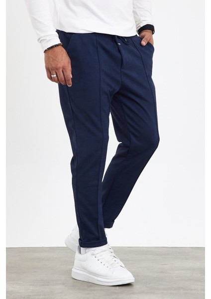 Jakarlı Kumaş Pantolon AF-K22036LNS