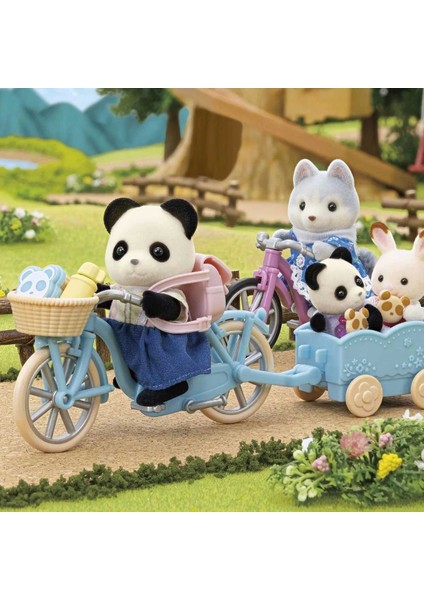 Sylvanian Families Bisiklet ve Paten Seti Panda Kız