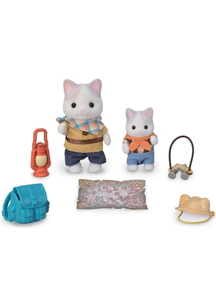 Sylvanian Families Heyecanlı Keşif Seti Latte Kedi Abi ve Kardeş 5763