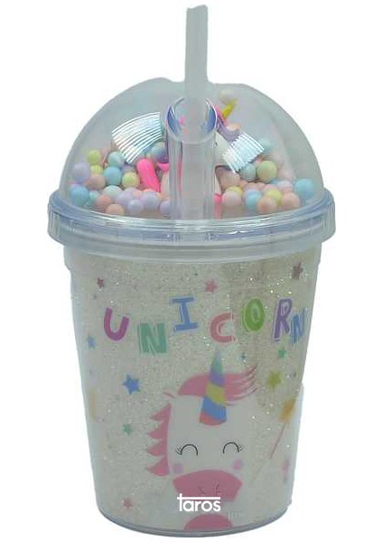 Taros Lıfe Bon Bon Unicorn Milkshake Bardağı 350 ml 7764 1 indirimleri