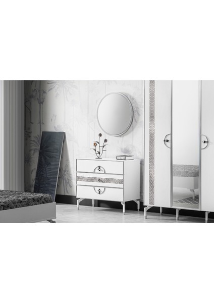 Daffy White Şifonyer