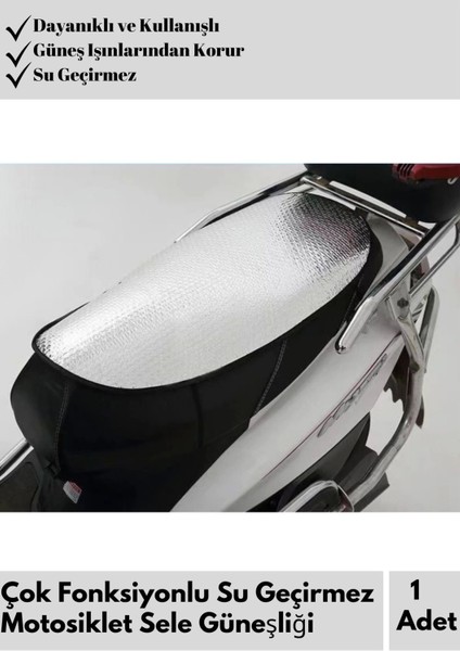 Premium Güneş Işınlarına Karşı Koruma Su Geçirmez Dayanıklı Uzun Ömürlü Motosiklet Sele Güneşliği