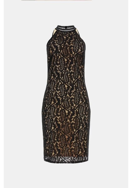 NEW LIZA MINI DRESS Kadın Siyah Elbise W4YK0KKC760-JBLK modelleri