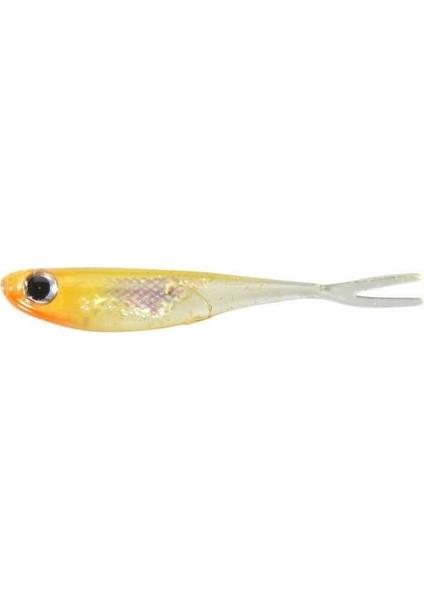 Powerbait Drop Shot Minnow Chartreuse 7.5 cm Silikon Balık 6 Adet