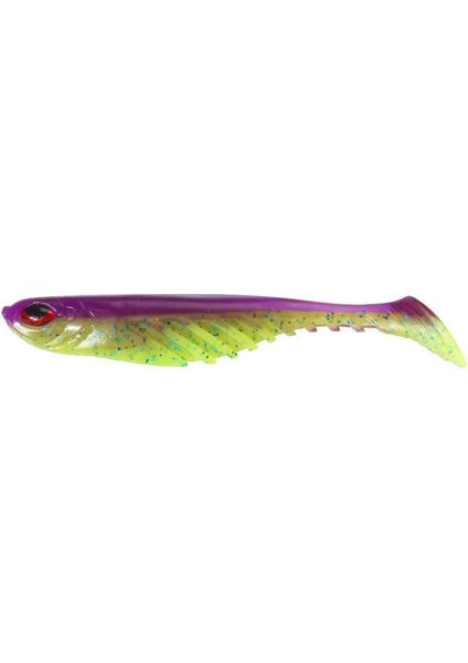 Powerbait Ripple Shad Purple Chartreuse 7 cm Sahte Silikon Balık 25 Adet