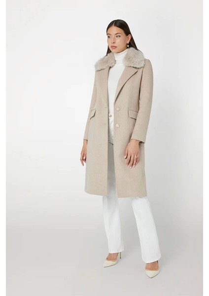 Nancy Fıt Coat Faux