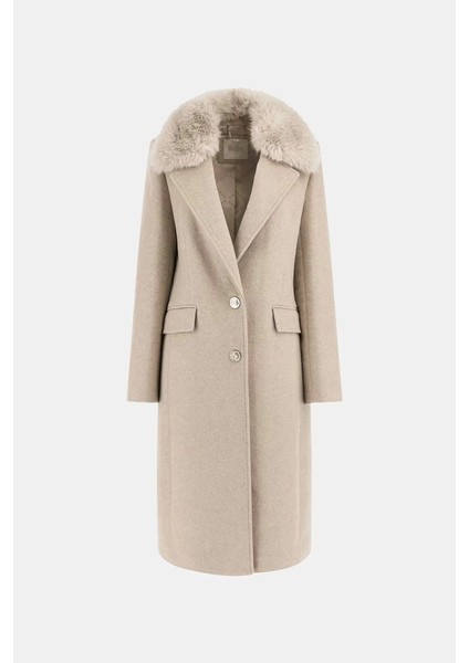 Nancy Fıt Coat Faux