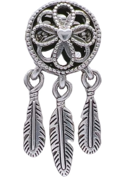 Gümüş Spiritüel Düş Kapanı Charm | 925 Ayar Gümüş