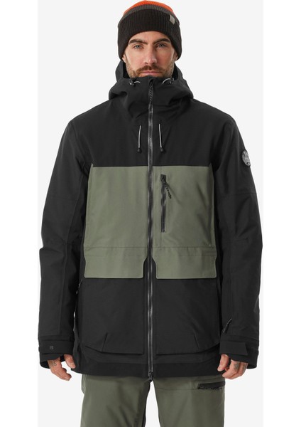 Dreamscape Erkek Snowboard Montu - Haki/Siyah - SNB 500
