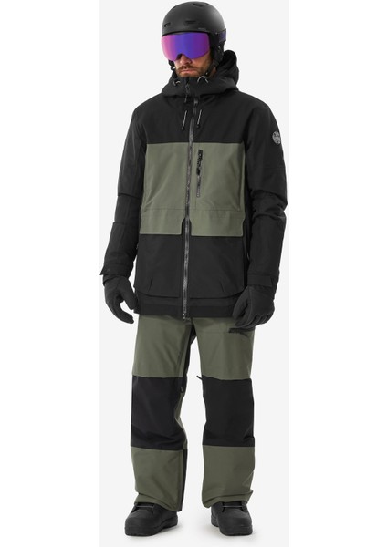 Dreamscape Erkek Snowboard Montu - Haki/Siyah - SNB 500