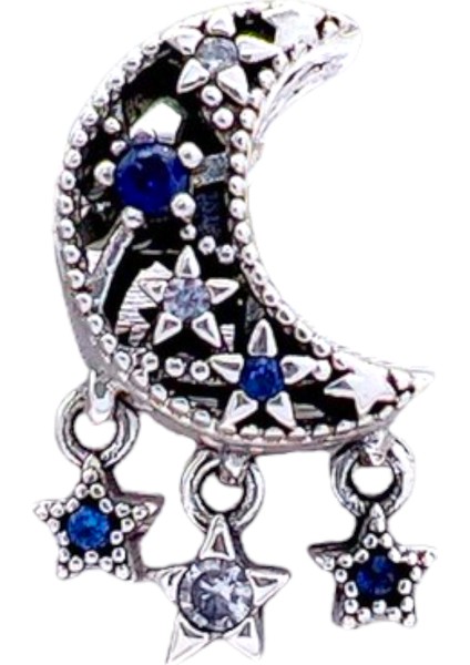 Hilal ve Yıldız Charm | 925 Ayar Gümüş