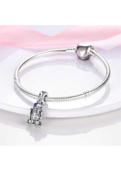 Star Wars R2-d2 Charm | 925 Ayar Gümüş