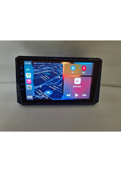Toyota Corolla 2019-2024 Android Kablosuz Carplay Navigasyon Multimedya 10 Inch Ekran 4G Ram + 32GB Hafıza Çerçeveli ve arka görüş kameralı
