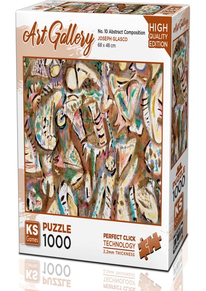 Mr. Rzn Store Ks Games Puzzle Yetişkin 1000 Parça No.10 Abstract Composition 20663 Ksgm