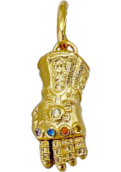 The Avengers Thanos Infinity Gauntlet (Sonsuzluk Eldiveni) Charm | 925 Ayar Gümüş