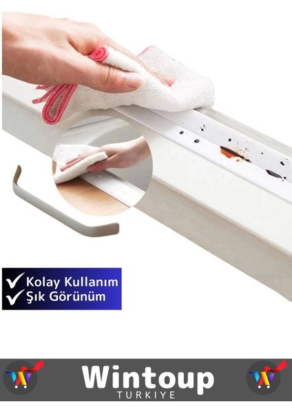 Suya Dayanıklı 3.2 Metre Mutfak Lavabo Pencere Tezgah Kenar Süper Yalıtım Bandı