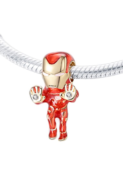 The Avengers Iron Man Charm | 925 Ayar Gümüş fiyatları