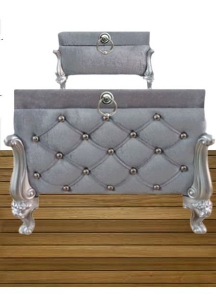 Sandık Nişan Bohça Damat Gelin Sandığı 2'li 0605