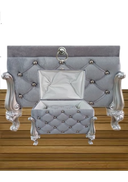 Sandık Nişan Bohça Damat Gelin Sandığı 2'li 0605 modelleri