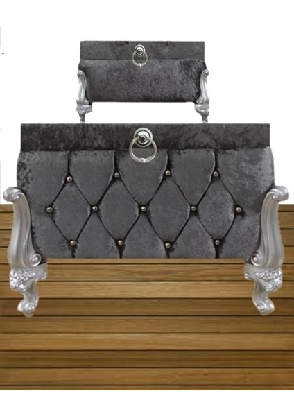 Sandık Nişan Bohça Damat Gelin Sandığı 2'li 0606