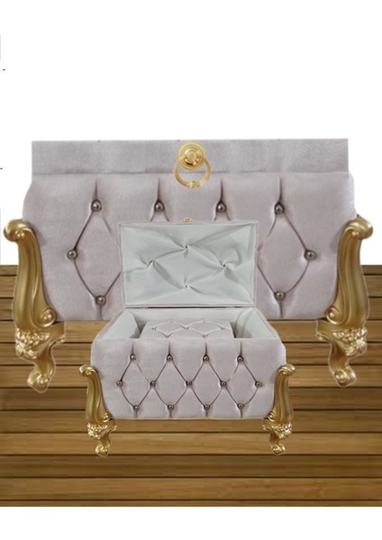 Sandık Nişan Bohça Damat Gelin Sandığı 2'li 0606 modelleri