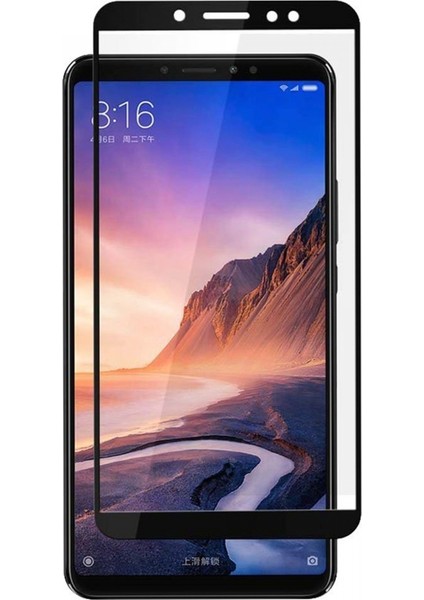 Xiaomi Mi Max 3 Uyumlu 5d Glas Full Cam Koruyucu