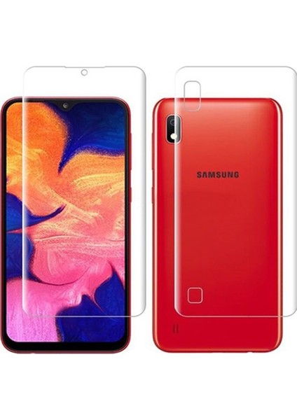 Exquıs Samsung Galaxy A10 Uyumlu Ön ve Arka Koruma 360 Full Kaplama