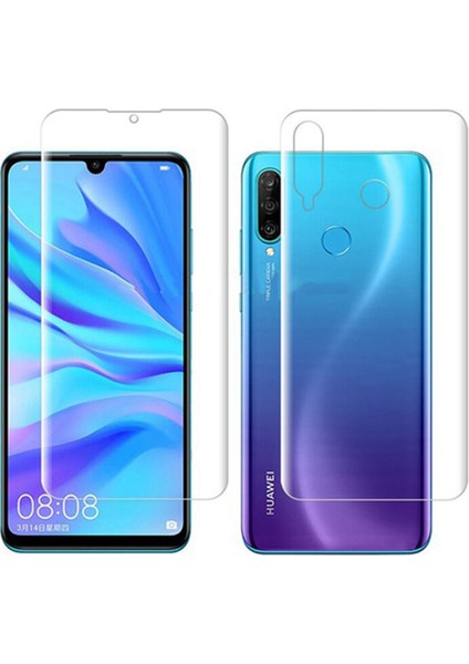 Exquıs Huawei Y7 Prime 2019 Uyumlu Ön ve Arka Koruma 360 Full Kaplama