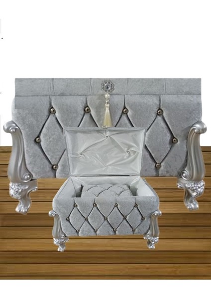 Sandık Nişan Bohça Damat Gelin Sandığı 2'li 0608