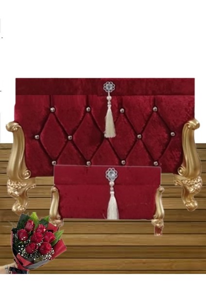 Sandık Nişan Bohça Damat Gelin Sandığı 2'li 0608